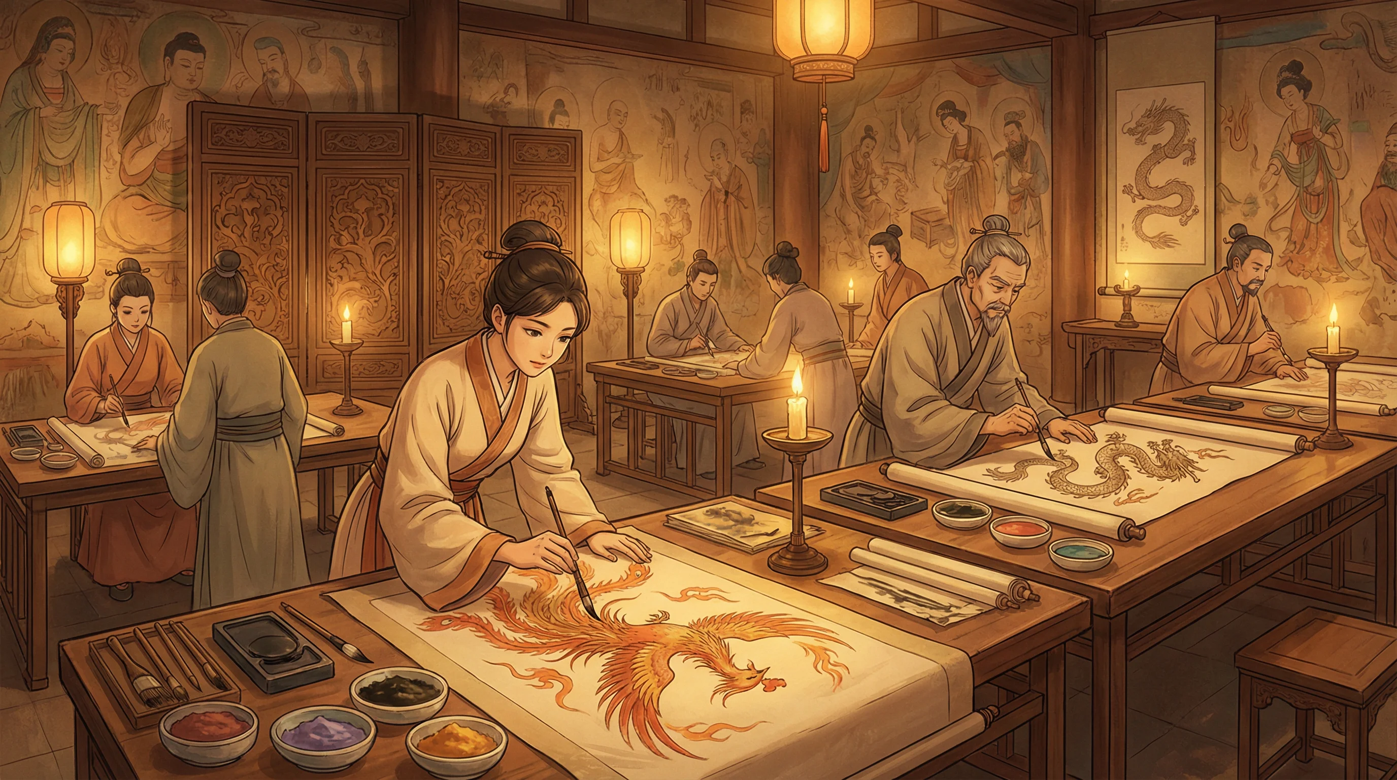 画师入驻 - 他把我批日出水了 国风动漫画师